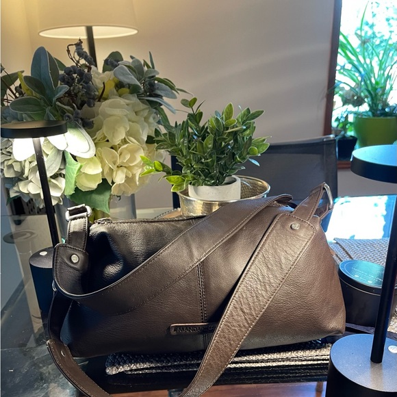 Mandarina Duck - Leather Shoulder Bag - Picture 1 of 6